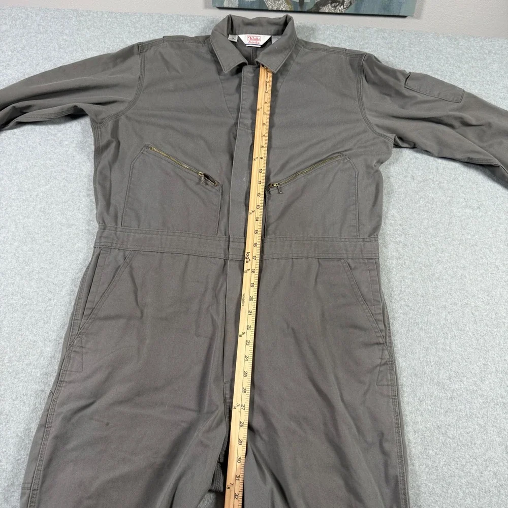 Vintage Walls Master Made Gray Long Sleeve Workwear Coveralls Size 44 Regular